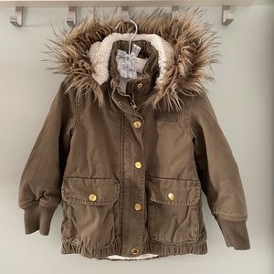 H&M winter coat toddler size 3-4T